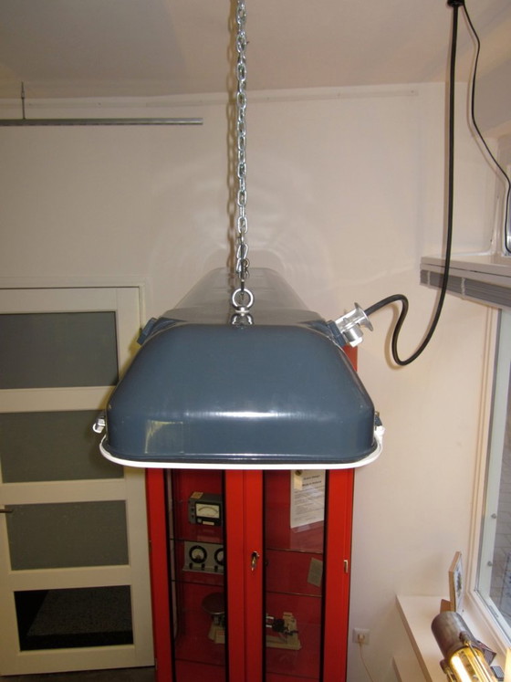 Image 1 of Set van 2 Hanglampen, Billiard Lamp, Bunker Lamp