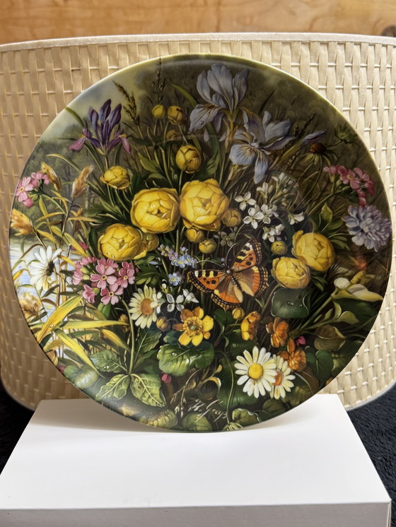 Image 1 of 🌸 “Wild Beauty” | Fürstenberg collector plates | Limited Edition | Complete and rare series | New