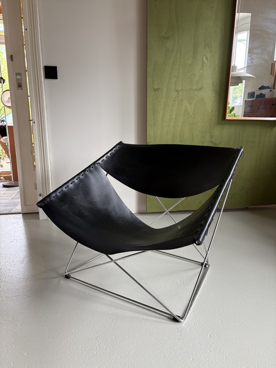 Artifort F675 Butterfly Lounge Chair Pierre Paulin – Poltrone, Leather (photo 6 of 11)