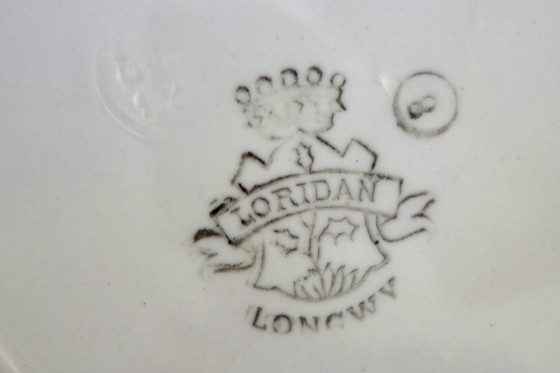 Image 1 of 10 Longwy-Dessertteller, Loridan-Muster, um 1900