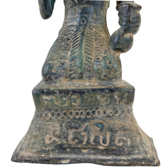 Nang Kwak Thailandese – Statuetta di Prosperità in Bronzo – 11,3 cm – Sculture, Bronze (photo 9 of 10)