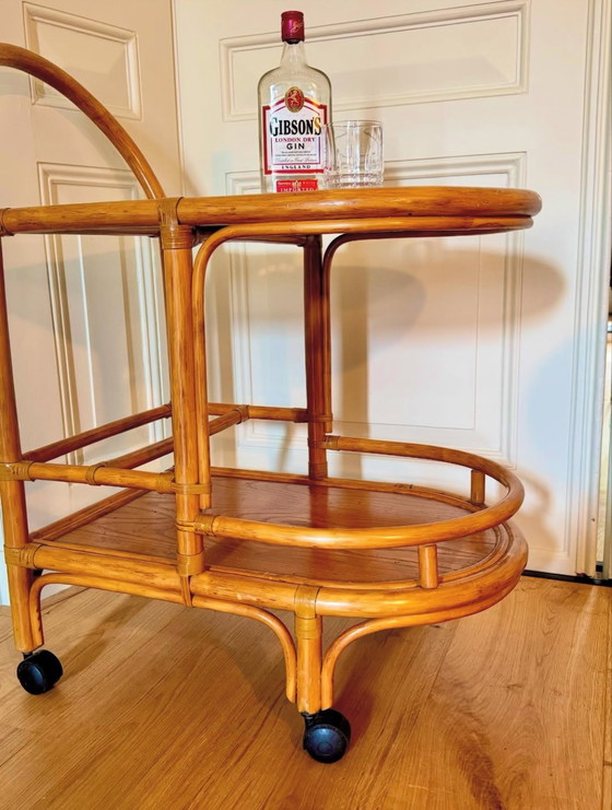 Image 1 of Carrello Tiki d'epoca