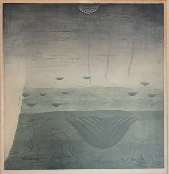 Triptyque rare - Gravures en couleurs signées à la main par Pavel Sukdolák (1925–2022) – Objets d'art, Glass (photo 7 of 8)