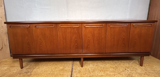 Mid Century Retro Vintage Teakholz Anrichte von Meredew 1970 Dänisches Design