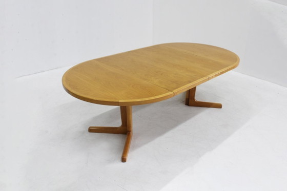 Tavolo da pranzo rotondo allungabile danese vintage – Tavoli da pranzo, Wood (photo 6 of 7)