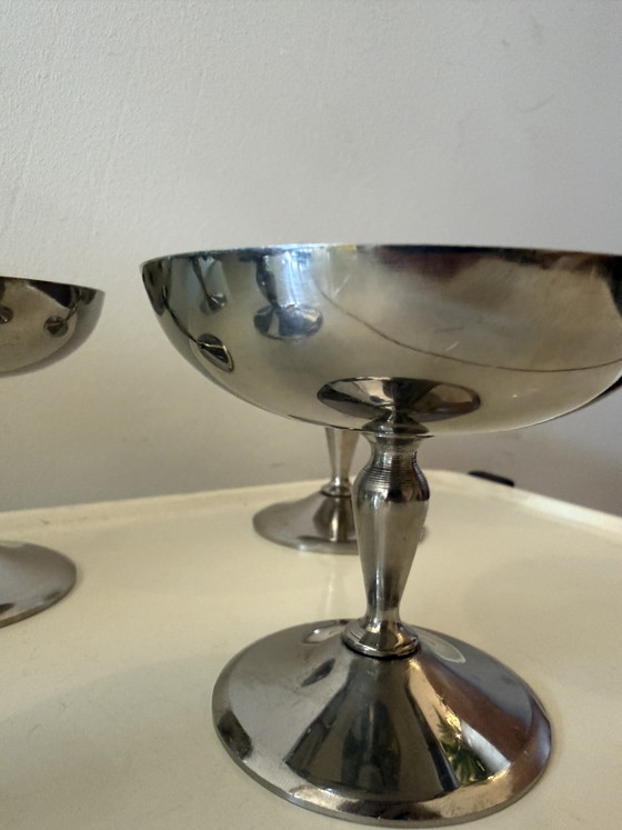 Image 1 of Set of 5 vintage Chrome coupes