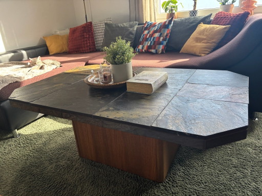 Table basse style Paul Kingma - Brutalisme