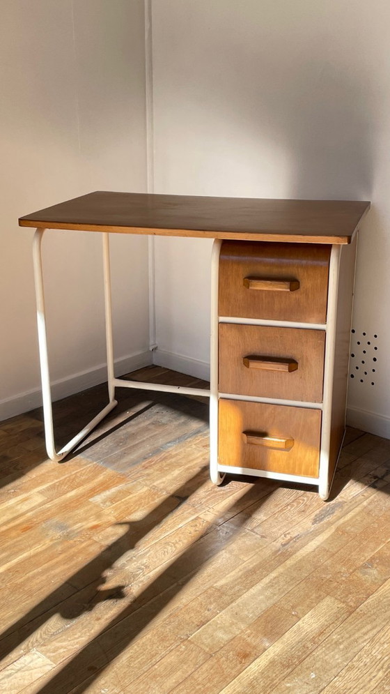 Image 1 of Children's Desk in the style of Jacques Hitier Vintage