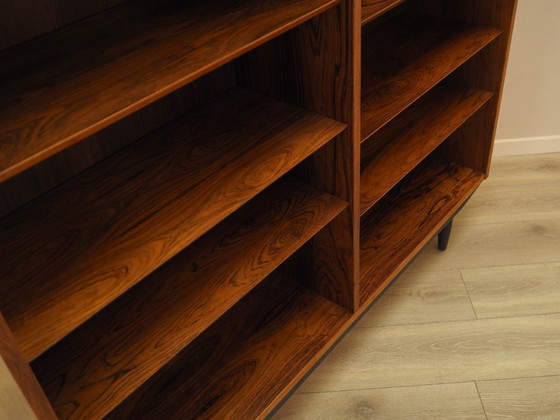 Image 1 of Boekenkast van palissanderhout, Deens ontwerp, jaren 70, vervaardigd door Hundevad.
