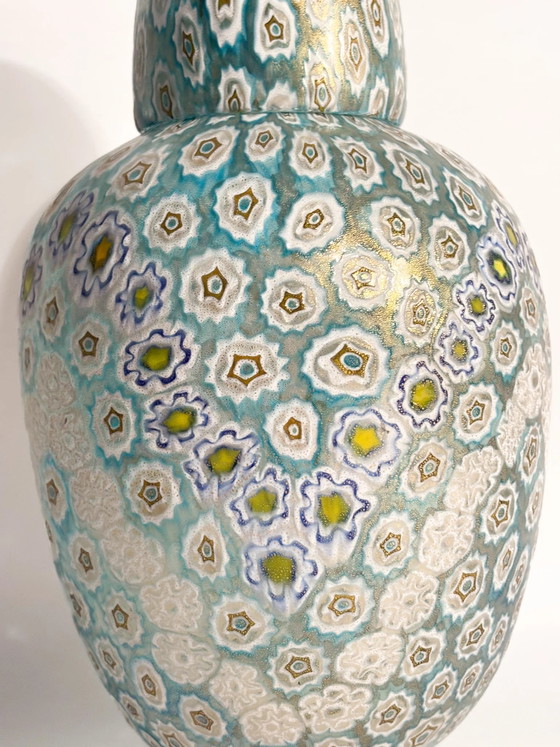 Potiche Vase in Murano Glass with Millefiori Murrine by La Murrina 1980s (photo 10 of 20)