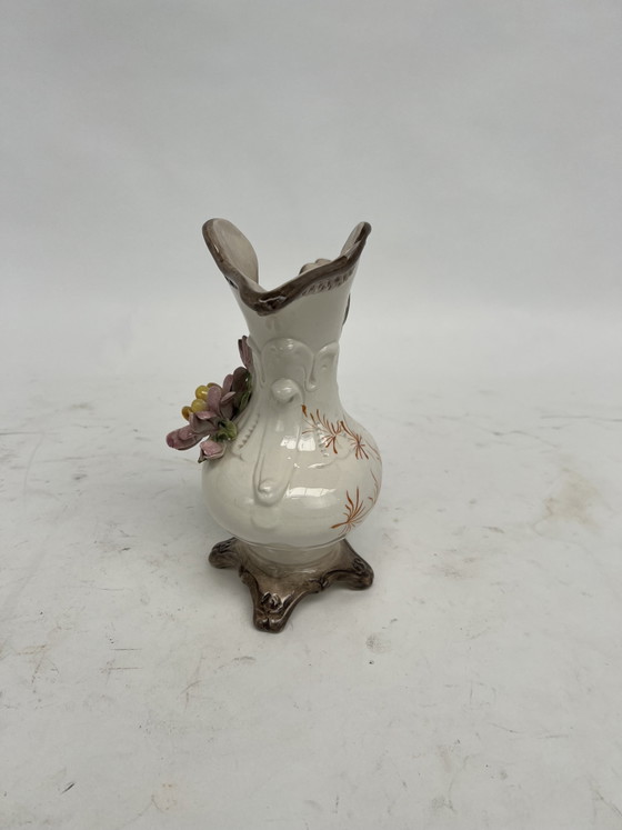 Image 1 of Italian Bassano porcelain vase/jug ca. 1960
