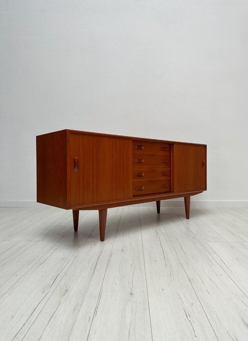 Buffet vintage danois en teck du Mid Century par Clausen & Søn 60s 70s