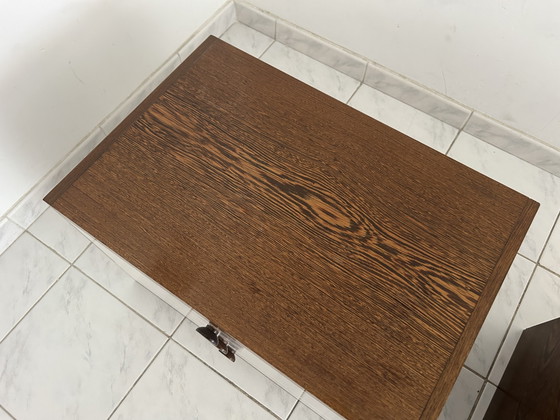 Image 1 of Set vintage nachtkastjes wenge hout
