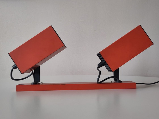 Philips cube lamp space age, Plafoniere, Metallo, Plastica, Arancione (foto 3 di 15)