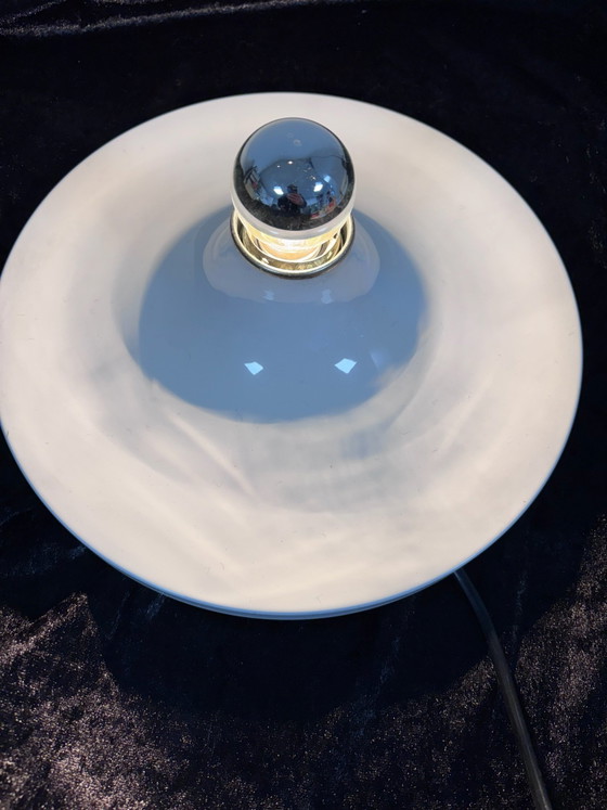 Lampada a disco Vintage Les Arcs - Metallo bianco, Applique (foto 3 di 10)