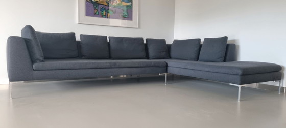 B&B Italia Charles Ecksofa mit Chaiselongue – Wolle (photo 3 of 7)