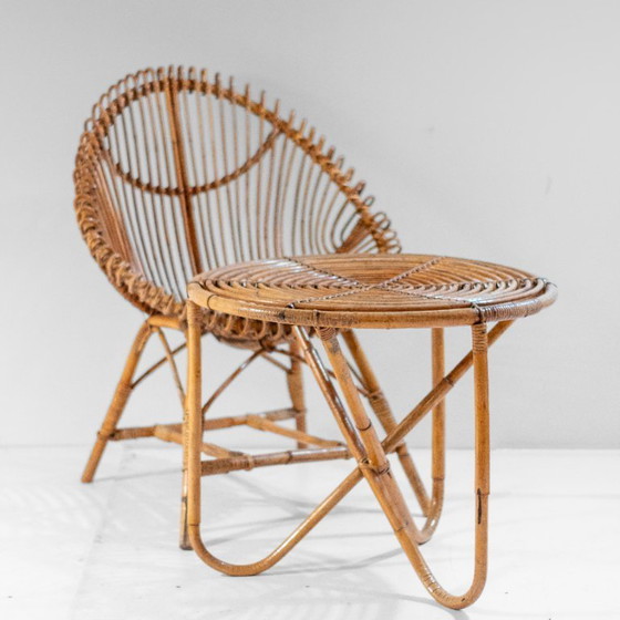 Image 1 of 1x Juego de salón de bambú italiano moderno de mediados de siglo de 1960