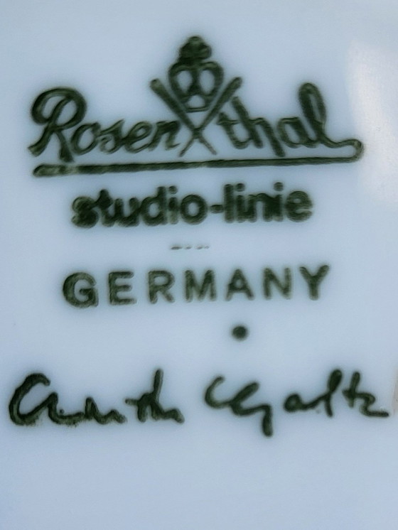 Image 1 of Rosenthal Studio Linie Vase, Designer Christa Goltz, Graphic Design, 1980s