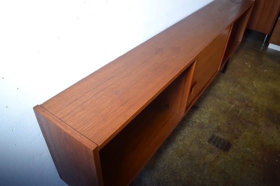 Image 1 of 1960s Danish Teak Sideboard Vintage Cabinet Mid Century Shelf Shelf 