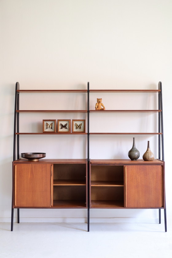 Image 1 of Scandinavische Wandkast, Jaren 60