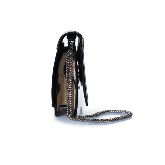 Image 1 of Givenchy schoudertas met luipaardprint en strik