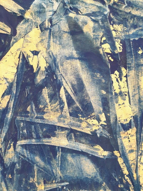Jürgen Angeler - Blue Golden Jungle – Paintings & Drawings, Canvas (photo 6 of 22)
