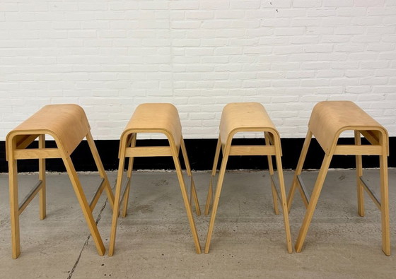 4 Vintage IKEA ‘Salve’ Barkrukken – Wood (photo 8 of 21)