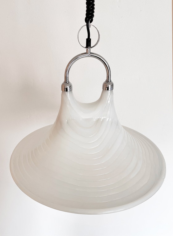 Image 1 of Vintage 1970s Space Age Cristallux Pendelleuchte