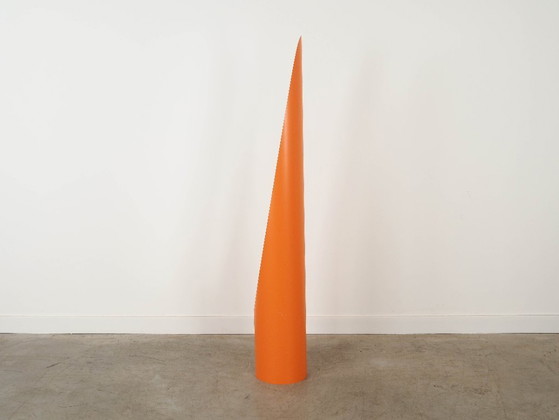 Image 1 of Orange ‘Lipstick’ mirror, Italian design, 1970s, designer: Rodolfo Bonetto