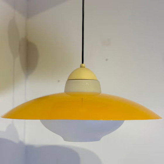 Philips, Louis Kalff UFO, Lampada a sospensione vintage anni '50 - '60, Lampade a sospensione, Metallo (foto 12 di 21)