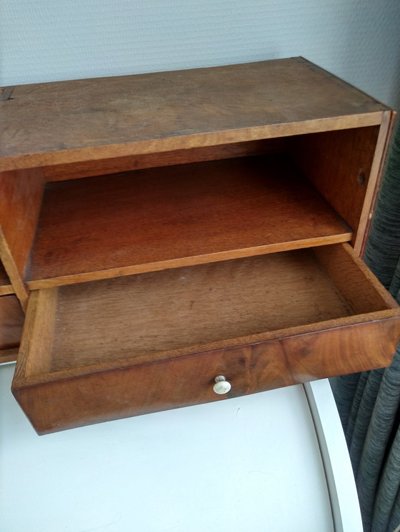 Image 1 of Pieza antigua de escritorio/armario con cajones