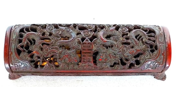 Image 1 of Scatola cinese in resina con 20 bacchette