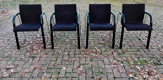 15 originele Thonet S320 stoelen – Schneider & Böhme – Eetkamerstoelen, Metal (photo 5 of 12)