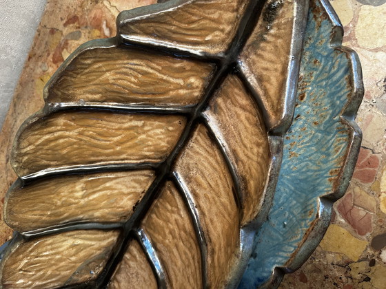 Image 1 of Roger Guerin - Bouffioulx Stoneware Bowl / Centerpiece - 56cm/24cm