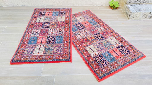 Paire De Tapis Vintage
