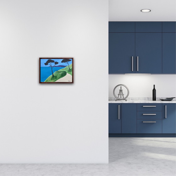 Image 1 of El Sendero Costero. Acrílico de Frédéric Cadiou 