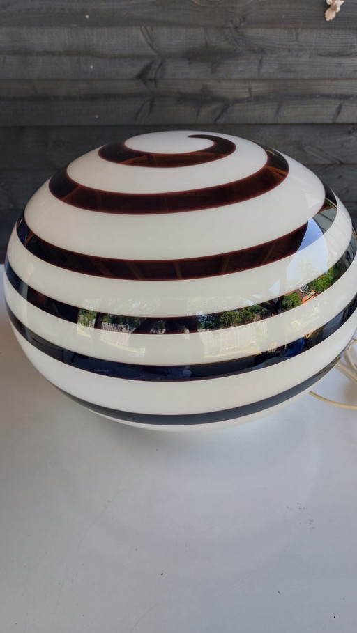 ILU di Vetro Zebra Lampe XL 45 cm Space Age – vloerlampen, Metal, Glass (photo 2 of 5)