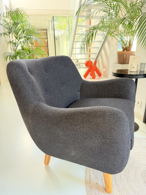 SofaCompany Armchair, anthracite color, hardly used – fauteuils, Textile (photo 2 of 5)