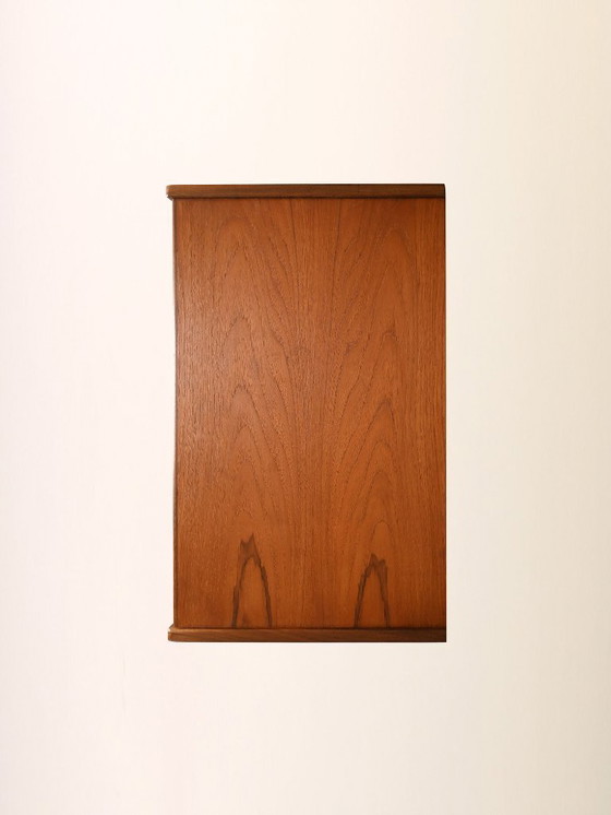 Image 1 of Cómoda escandinava de teca Tallboy de los años 50