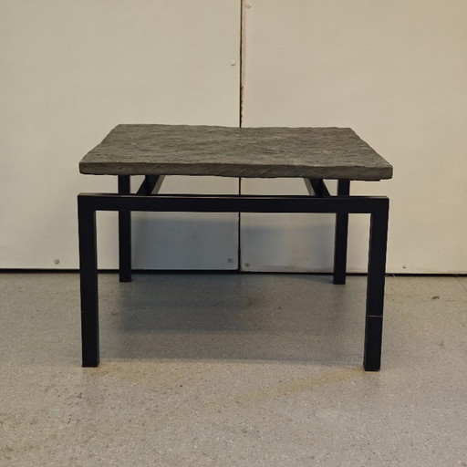 Vintage slate coffee table / side table