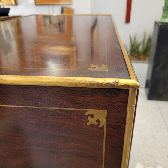 Image 1 of Campagnetafel, mahoniehout, begin 20e eeuw – Verenigd Koninkrijk