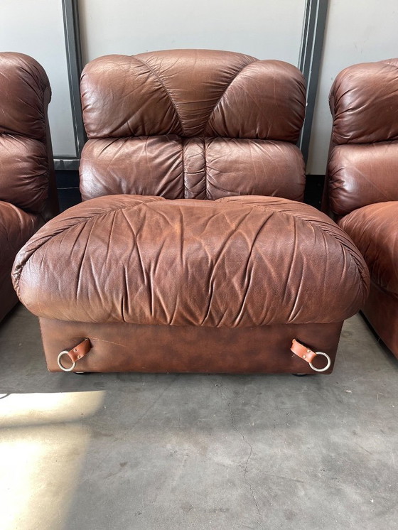 Image 1 of Italiaanse Mid Century Moderne modulaire lounge stoelen-sofa, 1960
