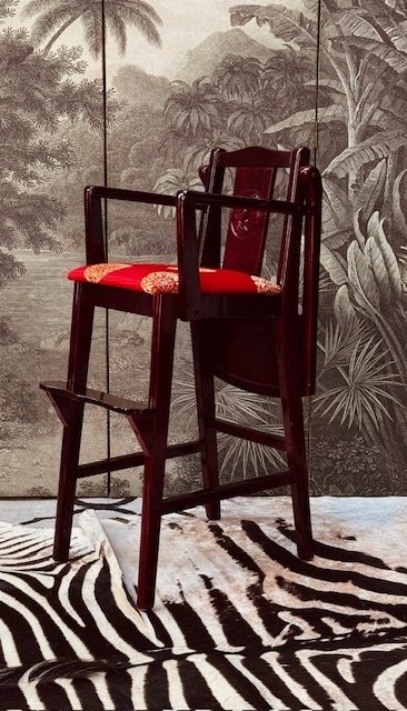 Image 1 of CHINESISCHER HOCHSTUHL IN MARSALA-ROT