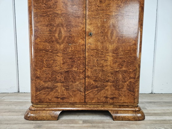 1930s Austrian Art Deco walnut burl sideboard – Sideboard cabinet, Wood (photo 10 of 18)