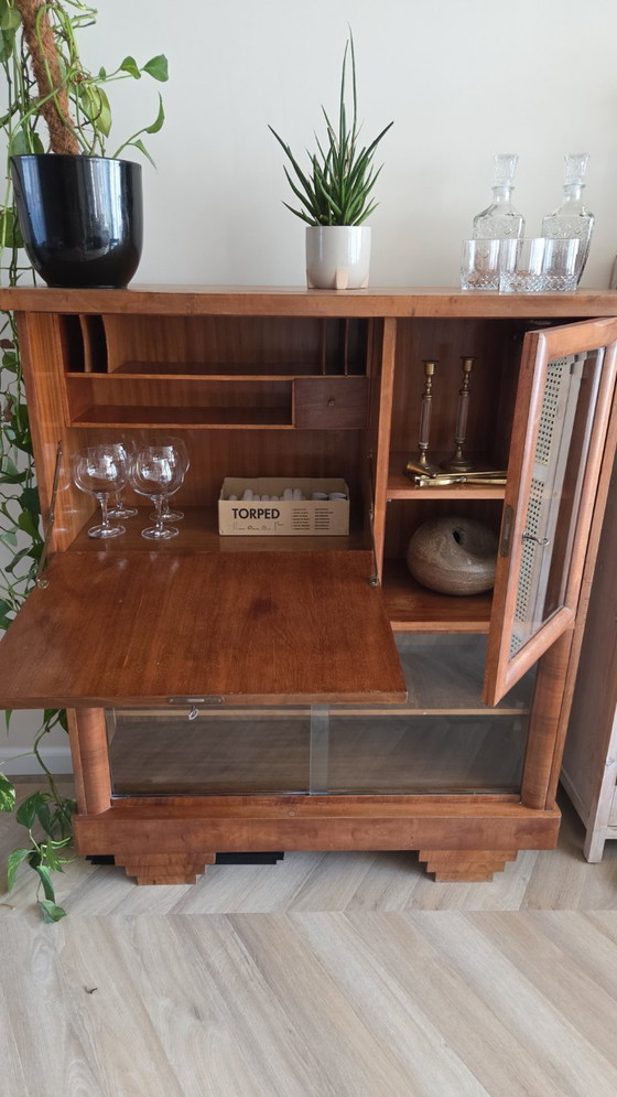 Image 1 of Auténtico mueble secretario/armario de bebidas/buffet Art Déco