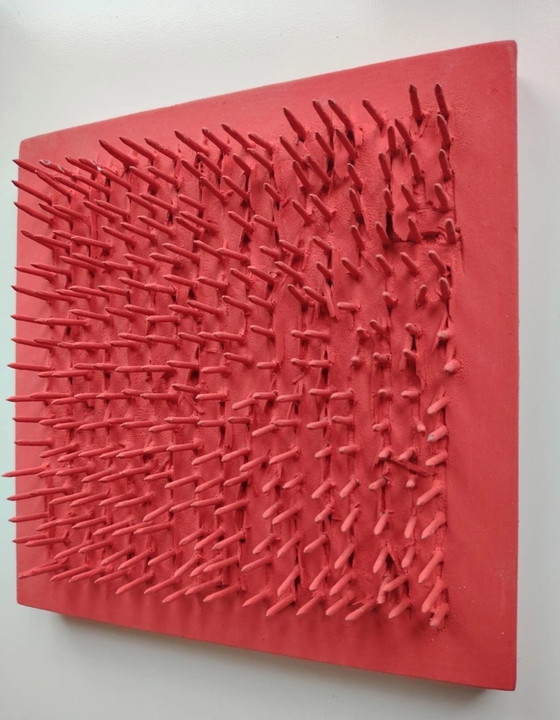 Image 1 of Bernard Aubertin (1934-2015) - Tableau clous