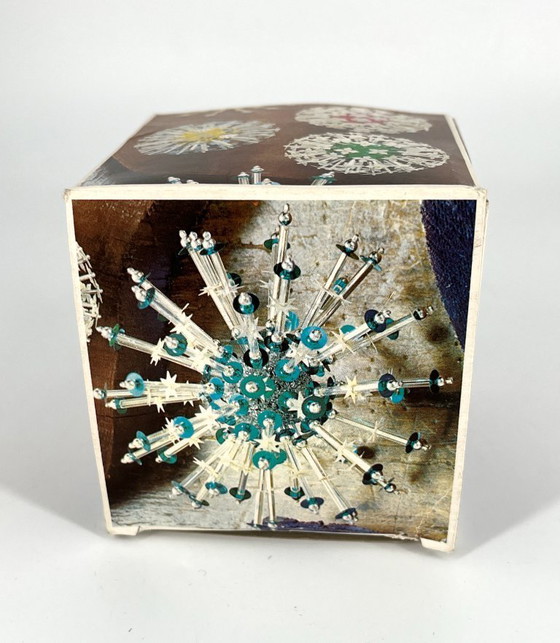 Image 1 of Vintage Space Age Ornament – Blauw – Jaren 60 – In doos