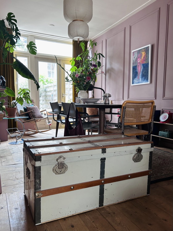 Image 1 of Authentieke Vintage Steamer Trunk – BALK Arnhem.