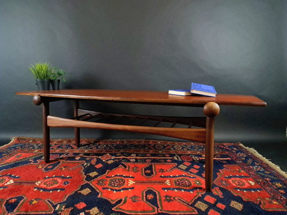 Vintage Midcentury Retro Design Salontafel – Wood (photo 5 of 5)