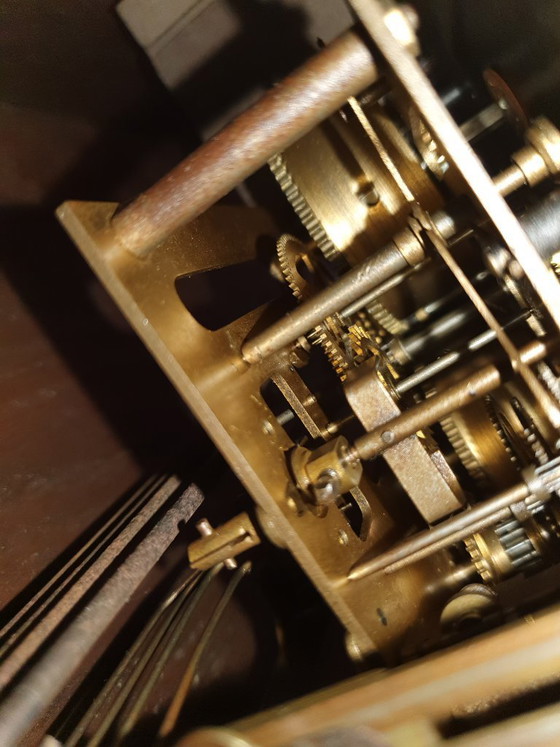 Image 1 of Vintage 1950s wall clock with manual regulator